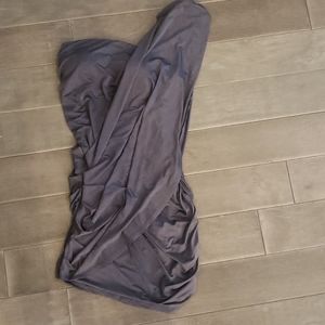 Gray fant snake skin print Cocktail dress